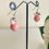 Thumbnail: Shell pearl pierced earrings with surgical stainless hooks handmade