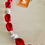 Thumbnail: Natural freshwater baroque pearl and red acrylic beads necklace