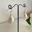 Thumbnail: Silver 925 Large freshwater drop pearl pierced earrings.