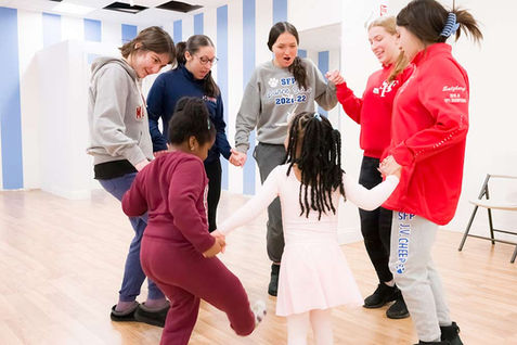 Kids with disabilities dance with help from teen volunteers