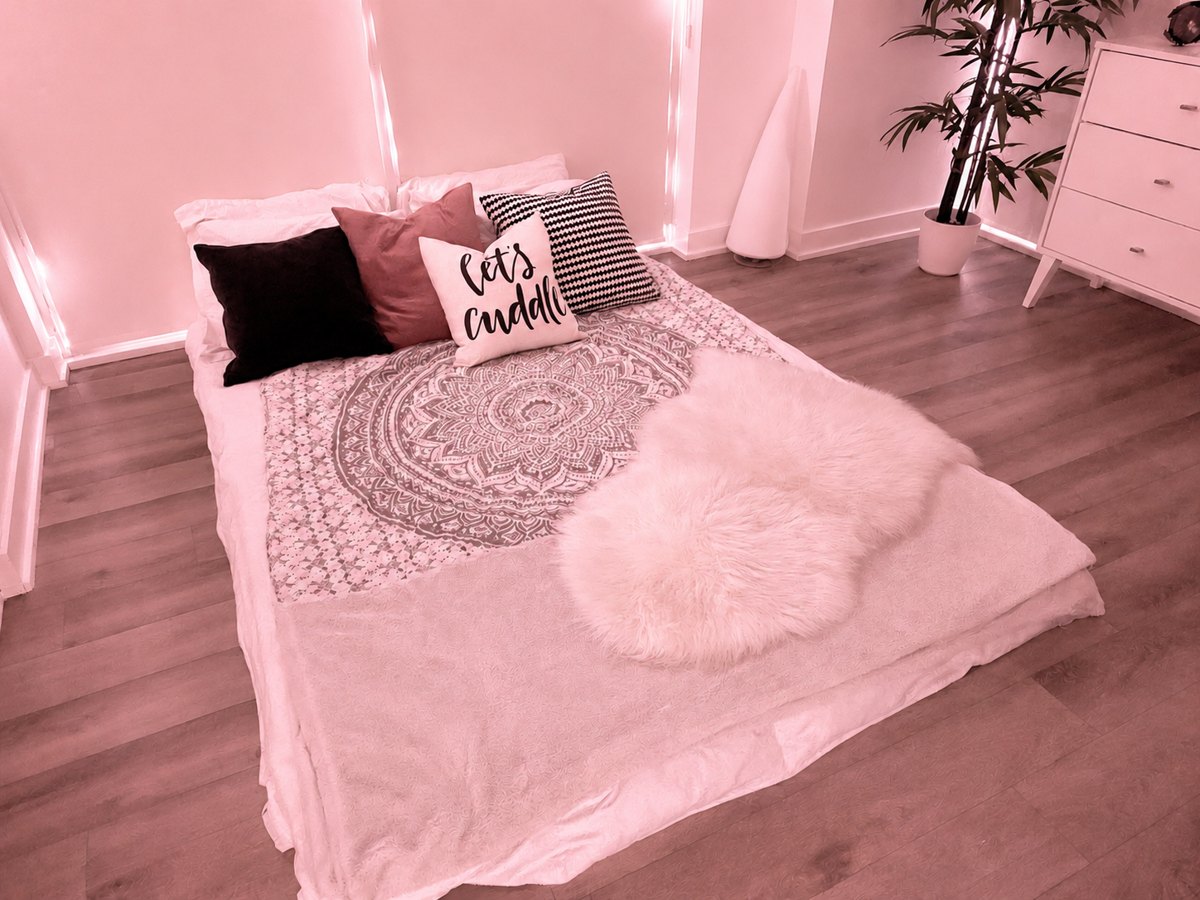 Calm, welcoming space for a cuddle session