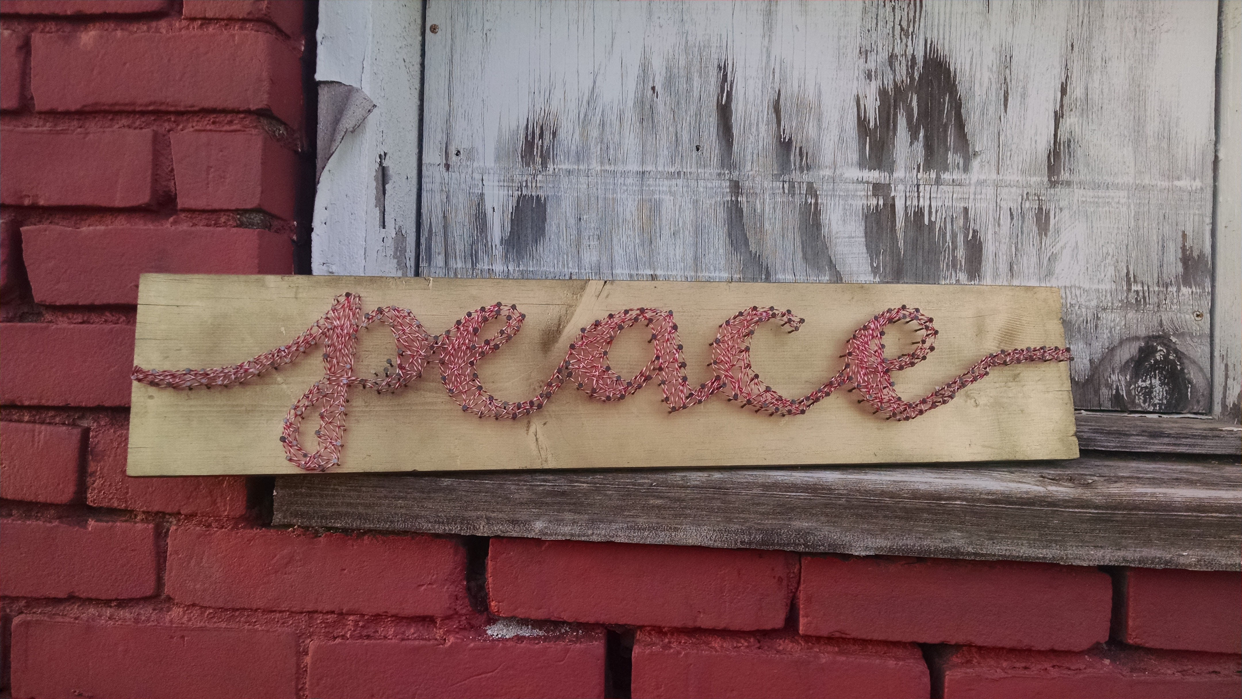 Peace String Art