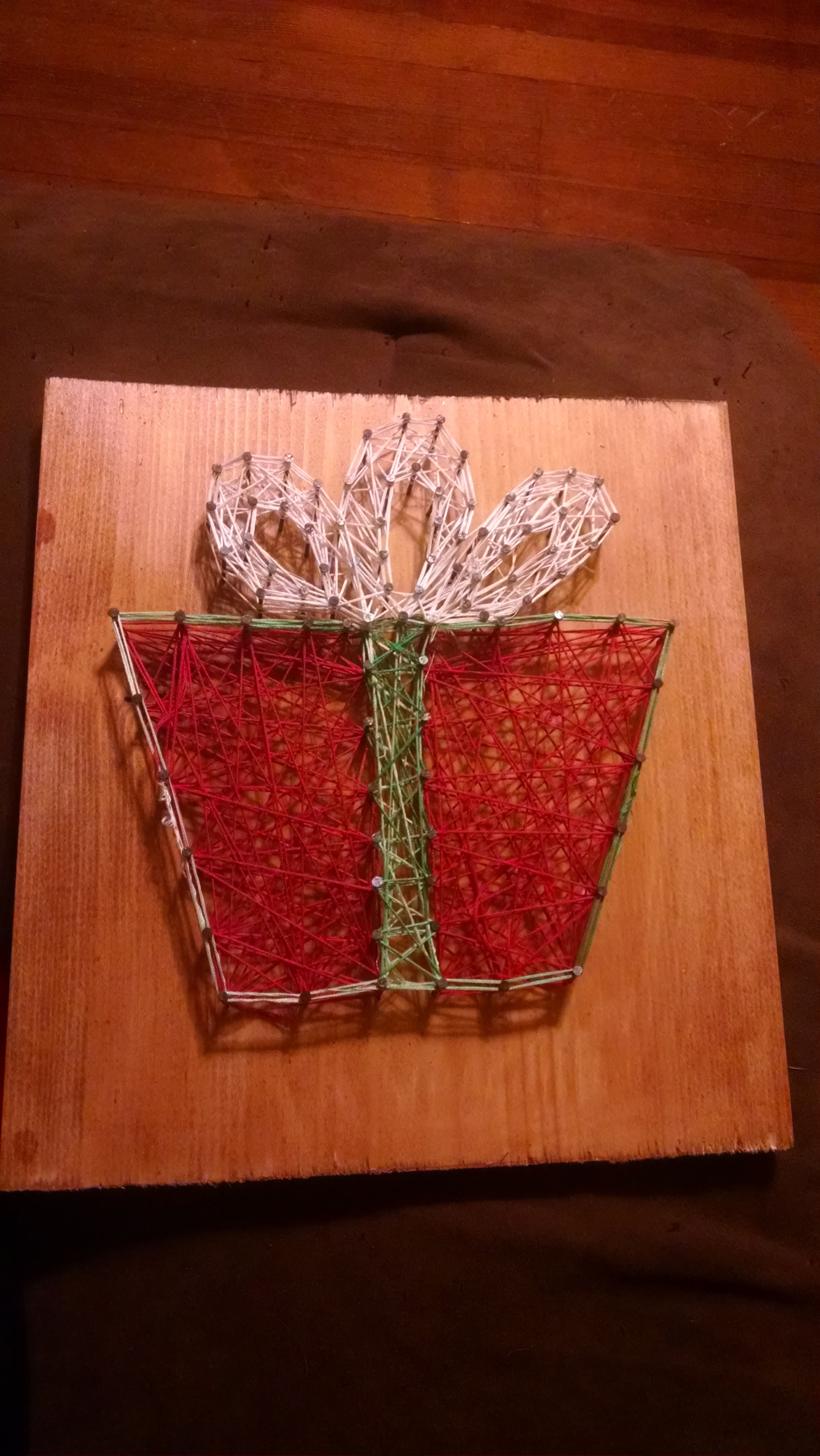 Holiday Gift String Art