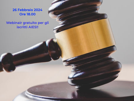 Nuovo evento formativo gratuito per gli iscritti AIES!