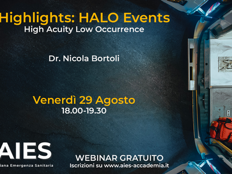 AIES HIGHLIGHTS: HALO Events - High Acuity, Low Occurrence