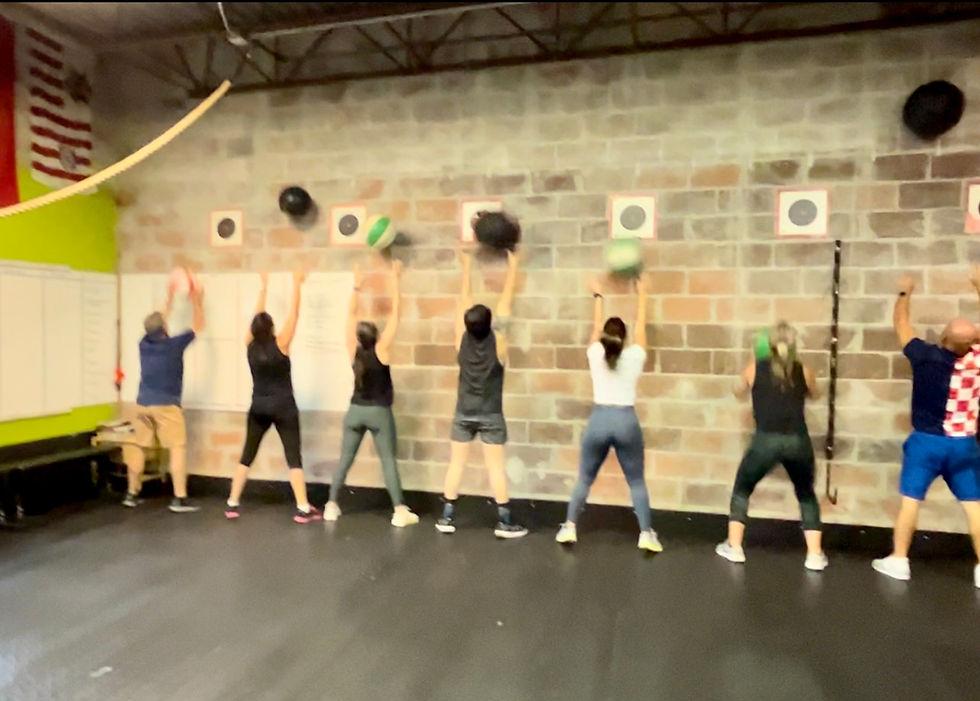 FlexFit Strong!! L-R: James, Lisa, Tracy, Edge, Lena, Candace, TJ