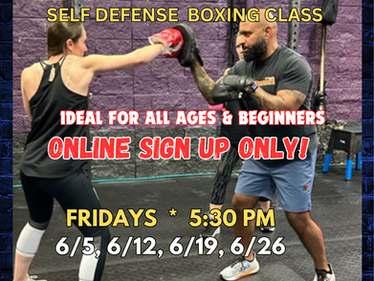 BOXING TONIGHT! 5:30pm Click to pay