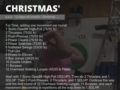 Tuesday 12/12/23 "12 Days of Christmas"