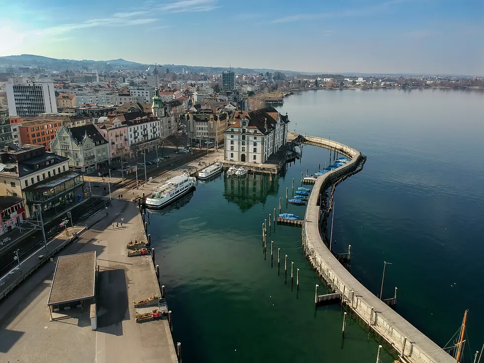 Bildaufnahme PORT78 und Rorschacher Hafen