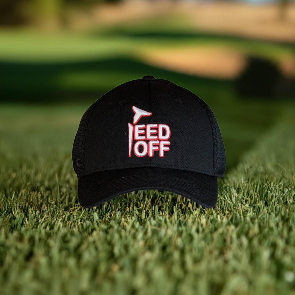 Black Teed Off Hat