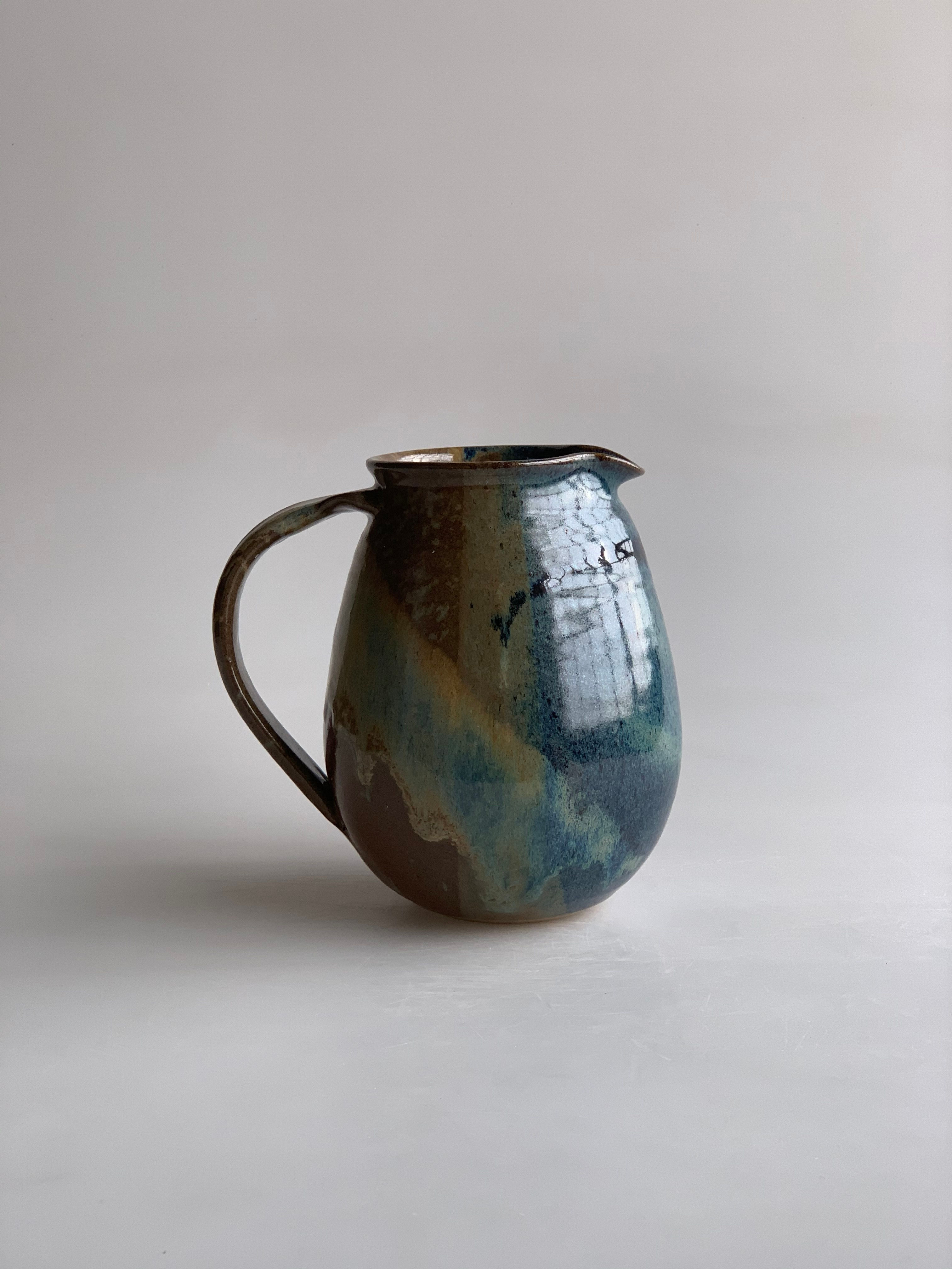 Large Glazed Pitcher