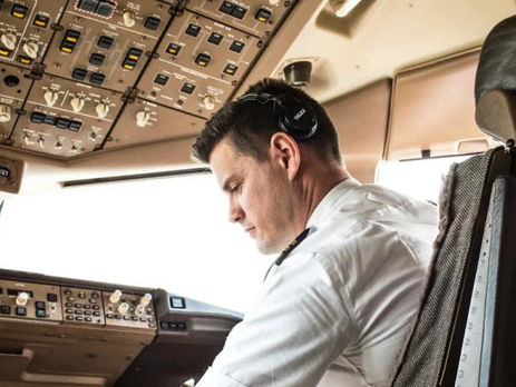 pilot in plane