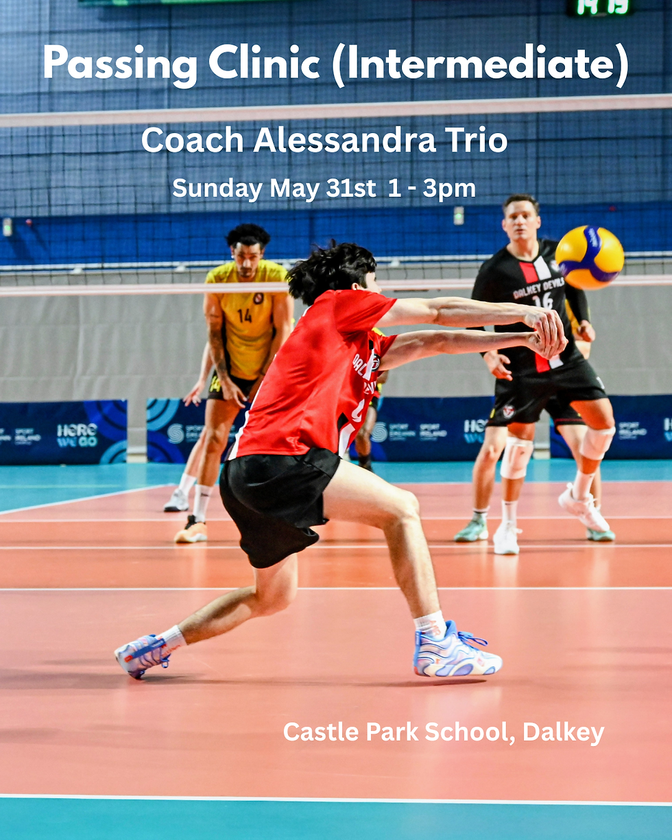 Passing Clinic with Coach Alessandra Trio Second Date