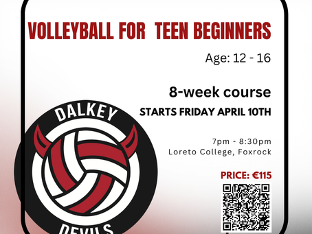 Teen Beginners Volleyball Couse