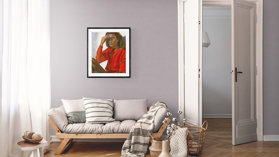 Thumbnail: "Red Shadows" Fine Art Print
