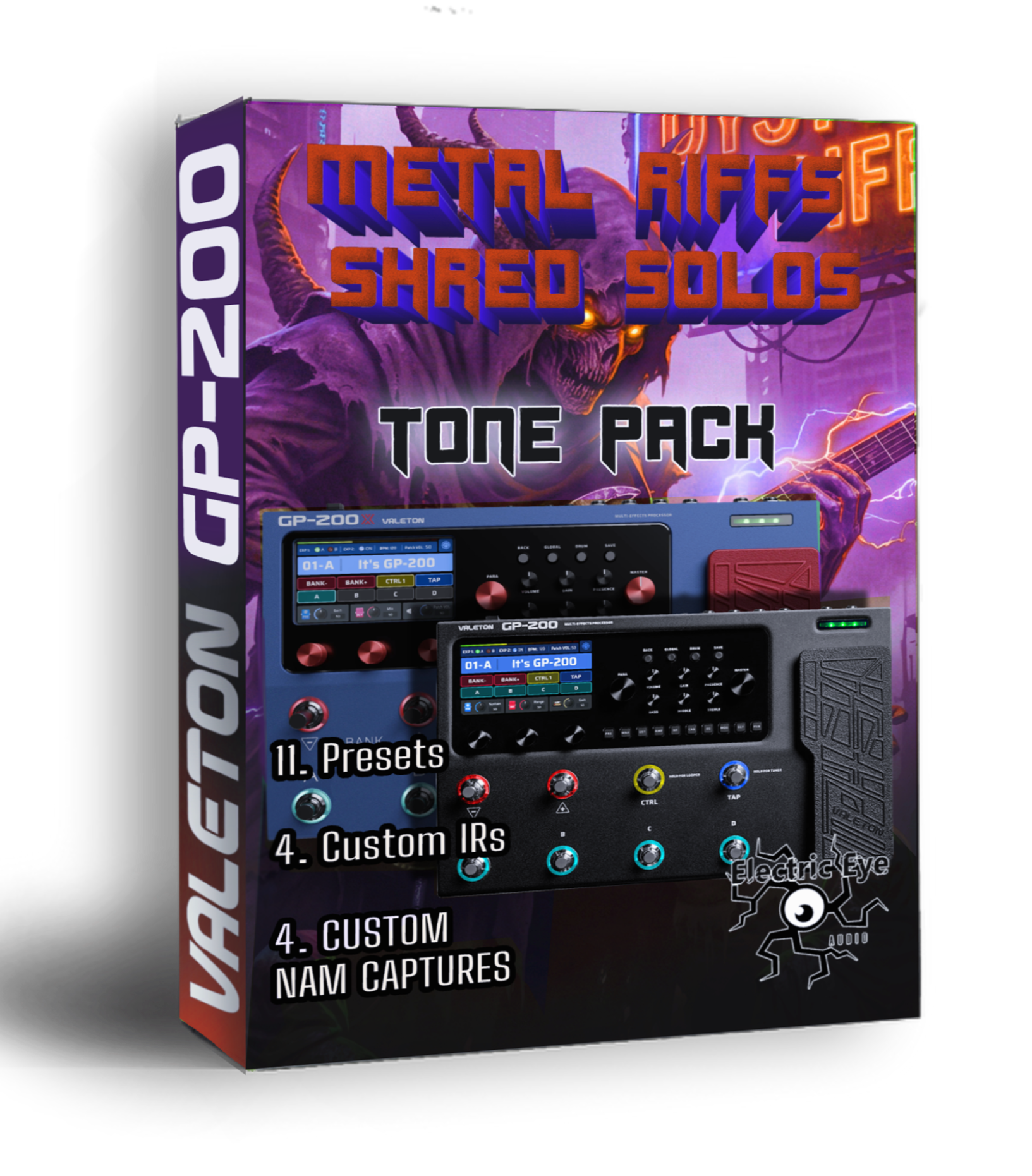 METAL RIFFS AND SHRED SOLOS - Valeton GP200
