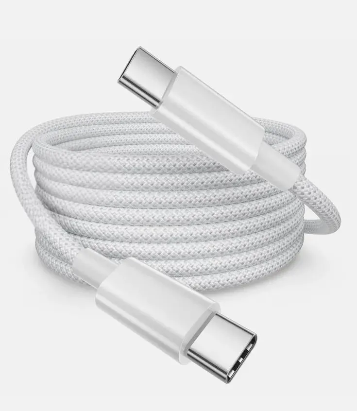 Miniatura: Cabo USB-C para iPhone 15 e + | Carregamento 60W, Nylon Trançado Alta Durabilida