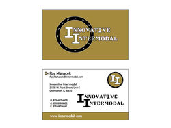 New Innovative Business Card -Gold (Front/Back)