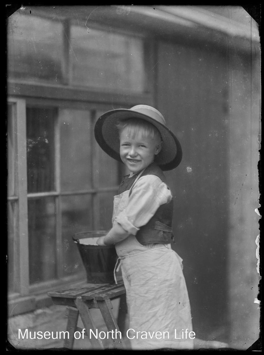 1896 photo Eddie Horner in Settle Yorkshire