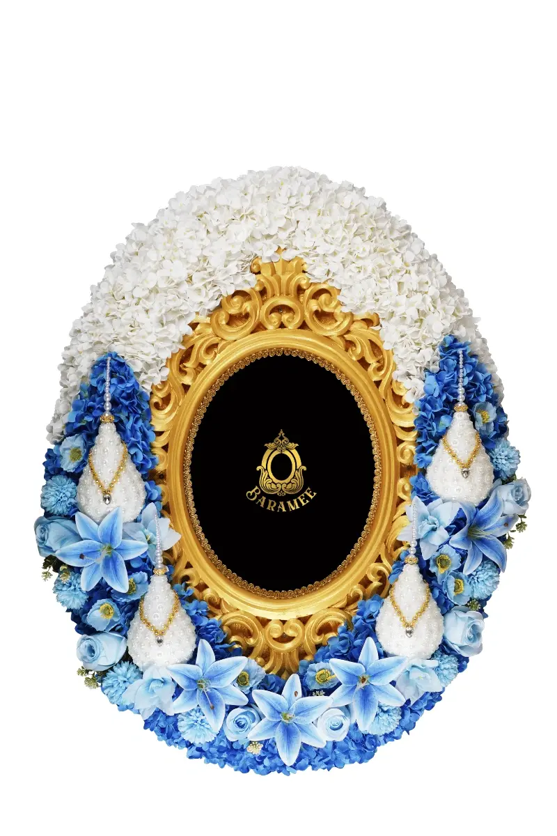 พวงหรีดวิมานเมฆ02 หรีดบารมี
