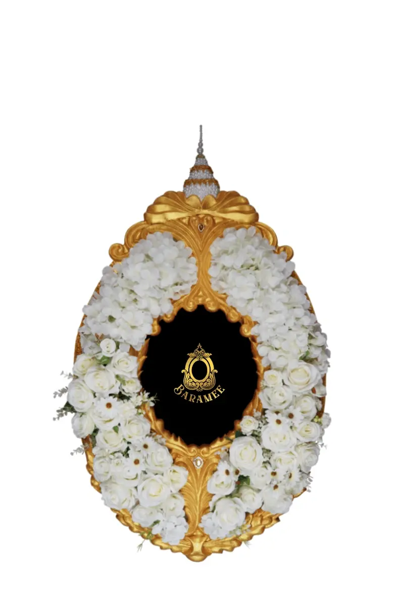 พวงหรีดบงกช16 หรีดบารมี