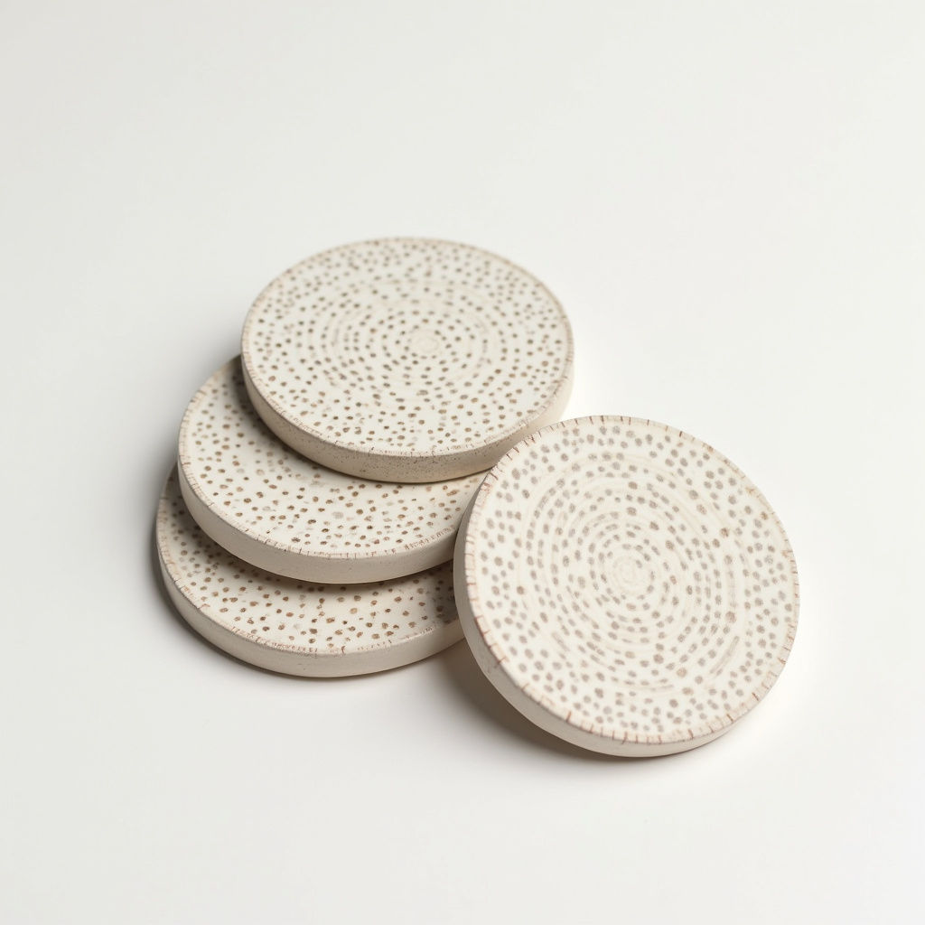 Palestinian Tatreez Coaster Set
