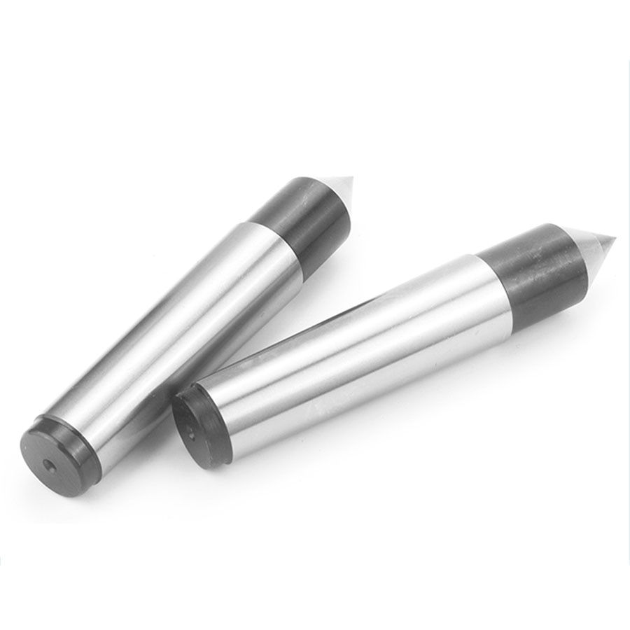 Thumbnail: MT1 MT2 MT3 CNC lathe cente movable thimble alloy Morse Taper Alloy Solid  