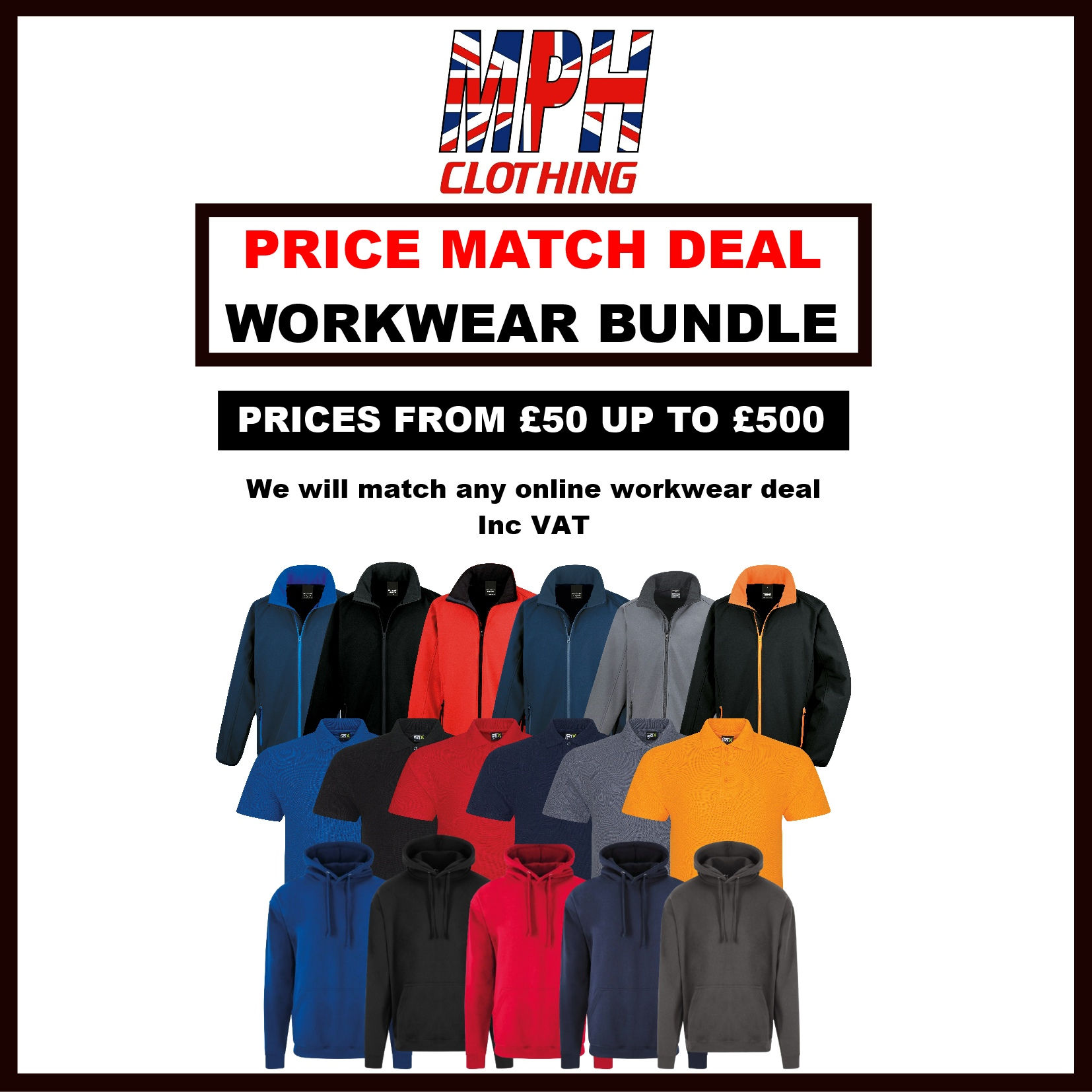Workwear Price Match Deal