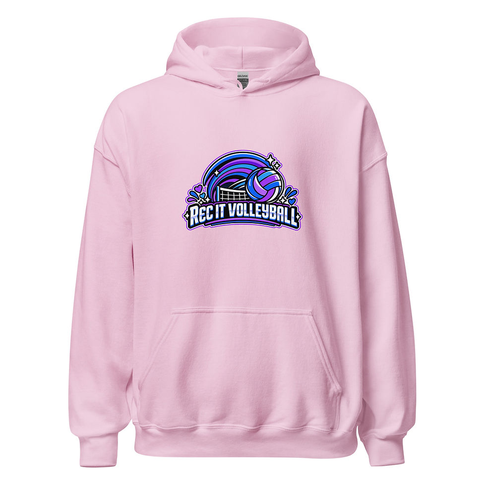 Thumbnail: Purple and Blue Logo: Unisex Hoodie