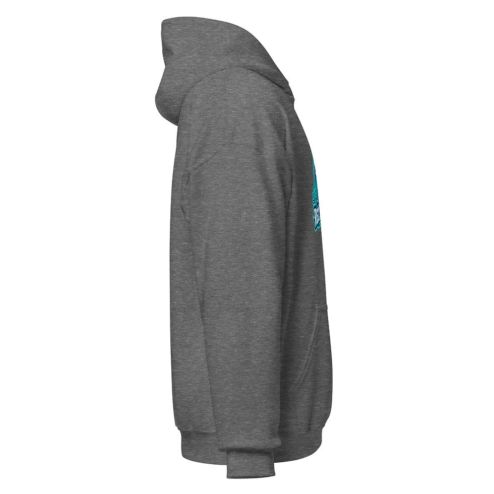 Thumbnail: Teal and white Logo:  Unisex Hoodie
