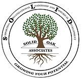 Solid Oak Associates logo with tree and motto