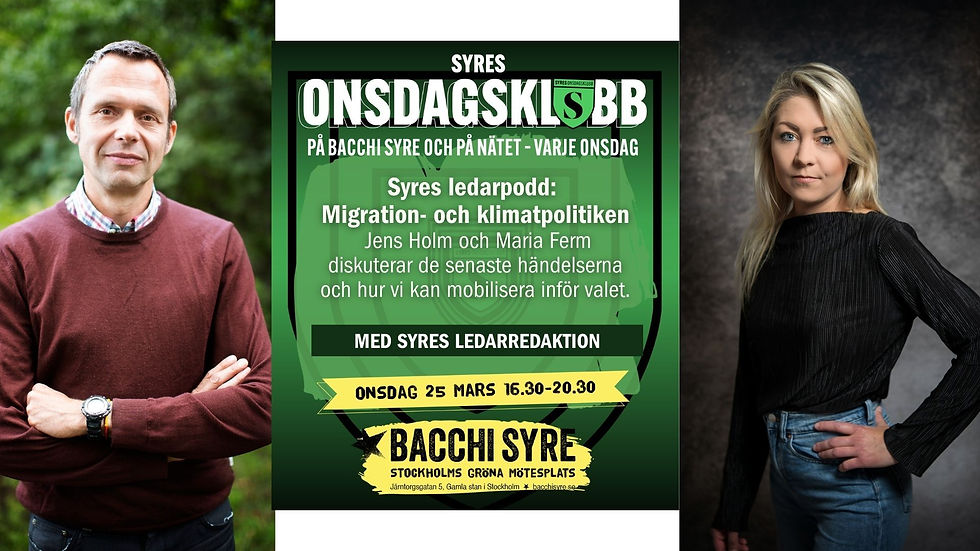 Syres onsdagsklubb – Ledarpodden med Jens Holm och Maria Ferm