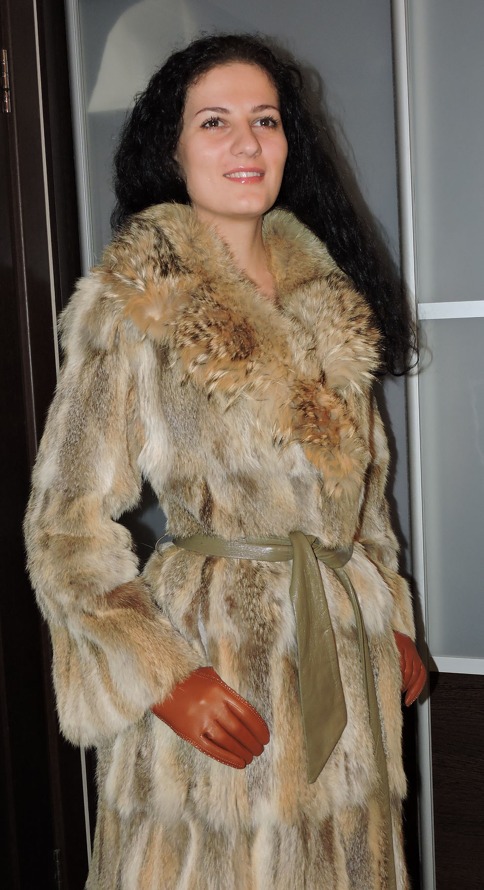 Миниатюра: Шуба из лапок и спинок канадской рыси