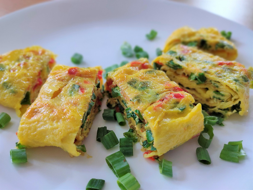 Keto Butter Omelette Roll