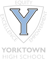 Yorktown High School logo. Yorktown High School in Arlington, VA
