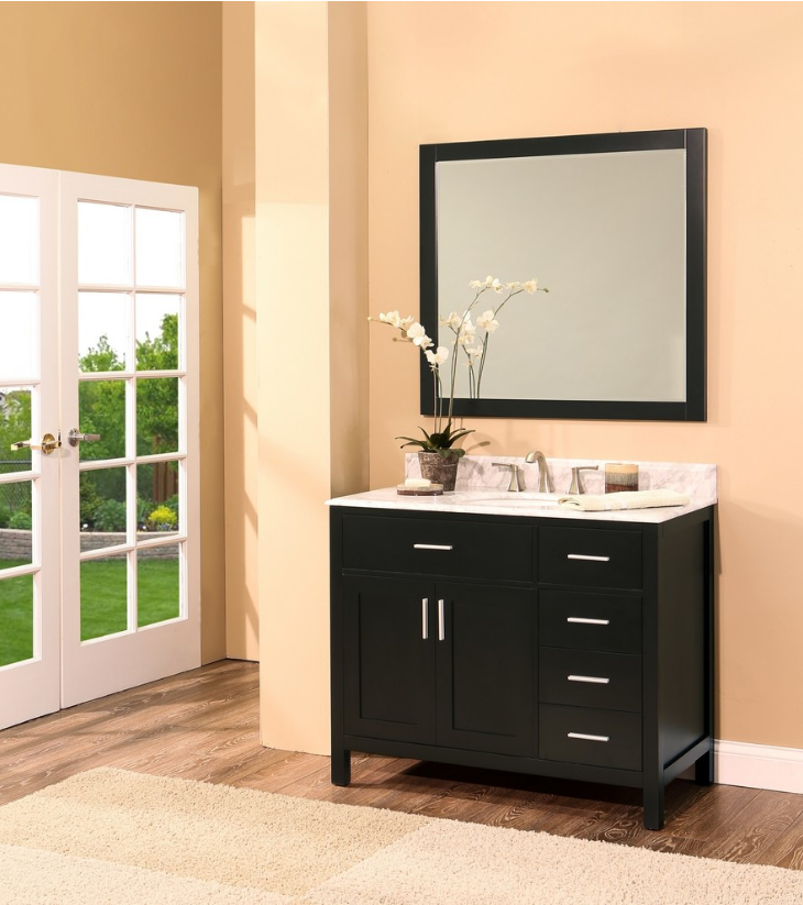 vanity with drawers