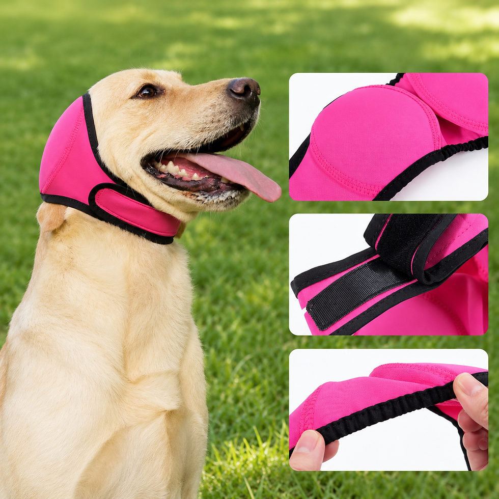 Thumbnail: 1pc Head Cover for Dogs to Alleviate Anxiety, Innerly Calming Emotions, Outerly 