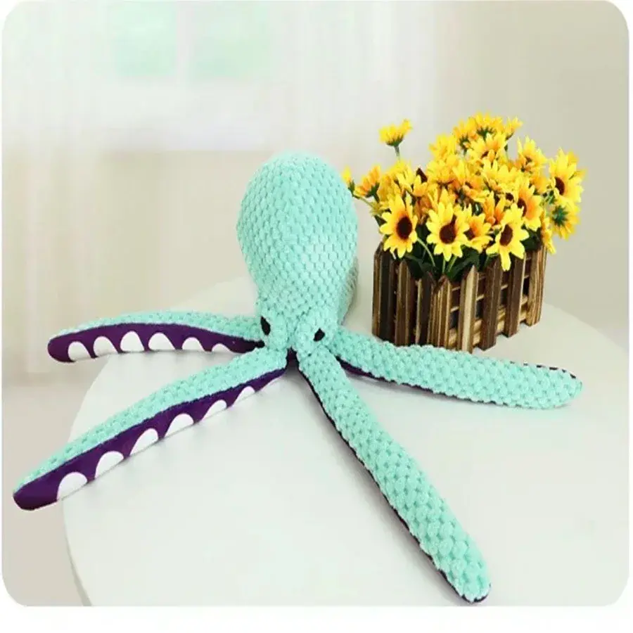 Thumbnail: Pet plush octopus toy interactive sound anti-demolition home large and small dog