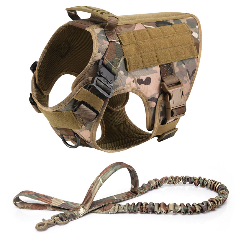 Thumbnail: Tactical Military Vest Pet German Shepherd Golden Retriever Tactical  Training D