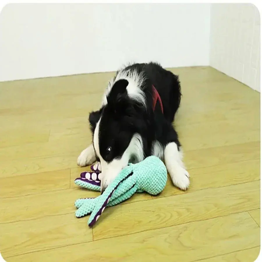 Thumbnail: Pet plush octopus toy interactive sound anti-demolition home large and small dog