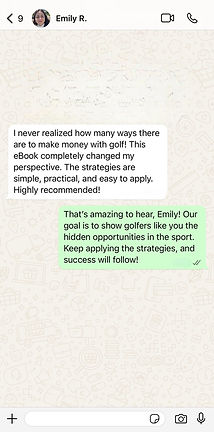make money with golf