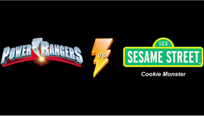 Power Rangers vs Cookie Monster