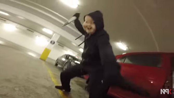 Happy Death Day in Real Life VS Parkour POV