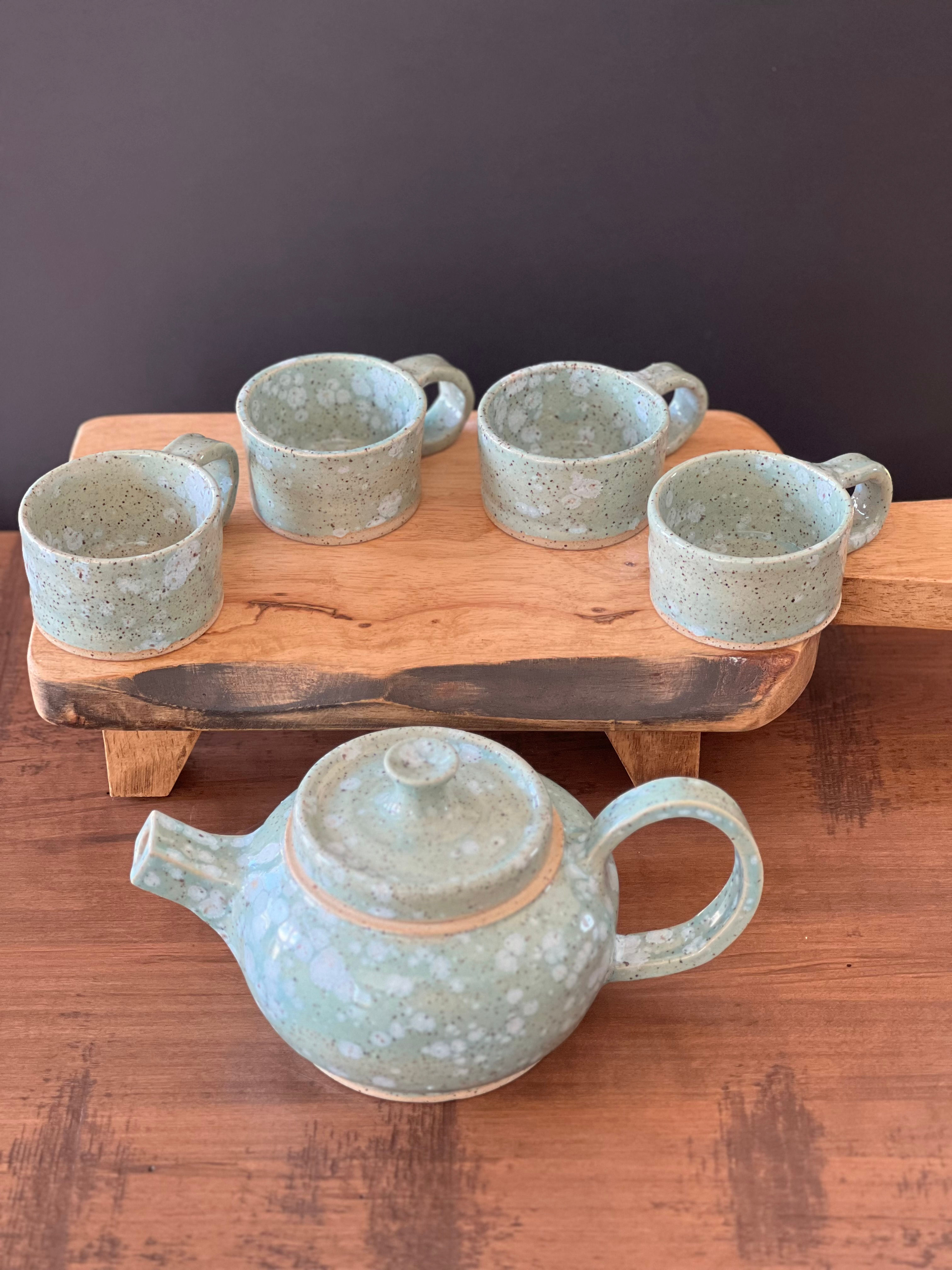Celadon Bloom Tea Set