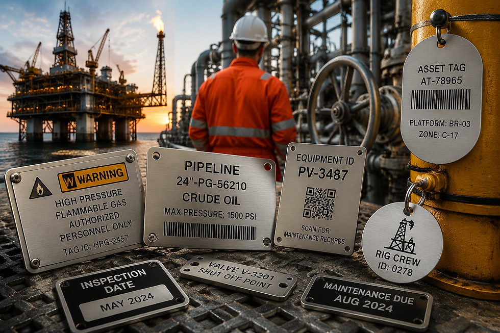 industrial metal tags