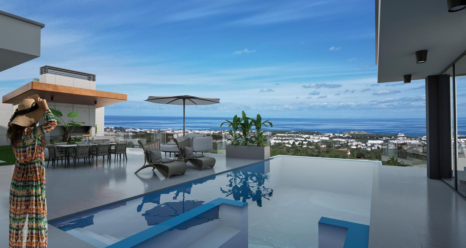 Exklusive Luxusvilla (5+1) mit Meer- und Bergblick, Pool & Wellness – Kyrenia, N