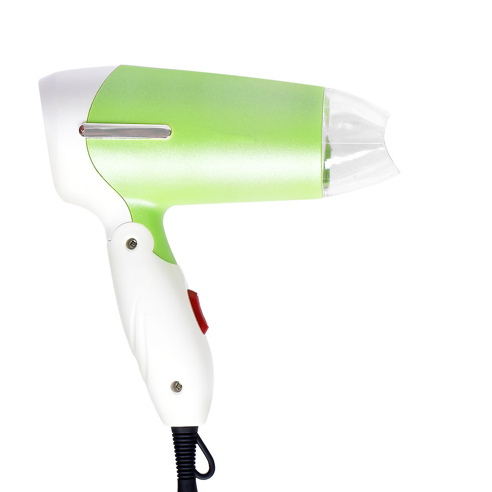 Thumbnail: Gustto Lite 1100 Watt Foldable Hair Dryer | Lush Green