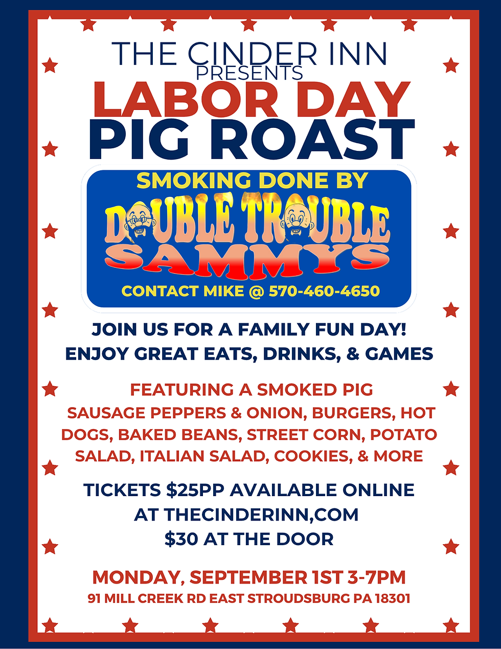 LABOR DAY PIG ROAST
