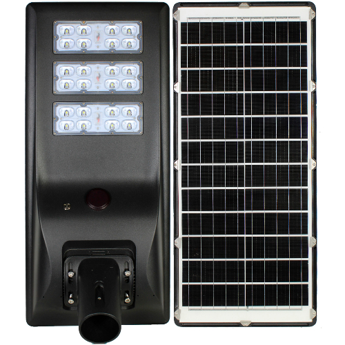 Lámpara Solar LED 90W Black Pro con Sensor de Movimiento