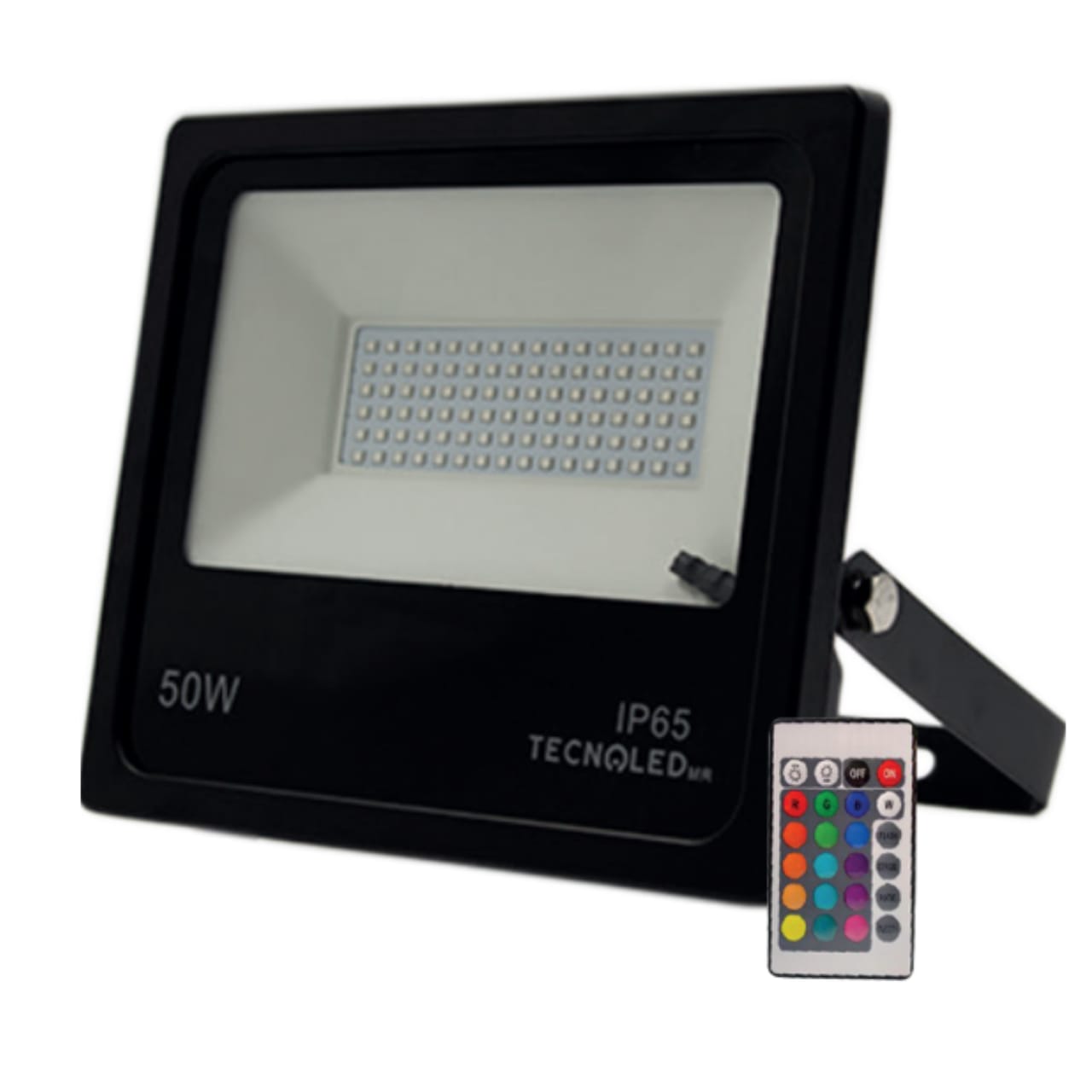 Reflector LED 50W con Control Remoto Potencia y Comodidad